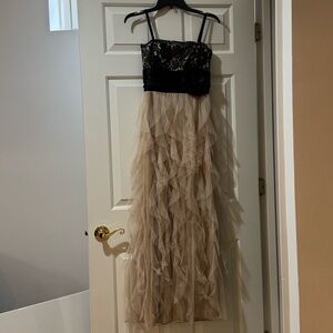 Roberta Bridal Black and Cream Gown